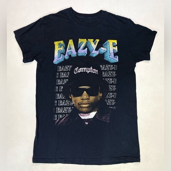 Eazy-E Graphic T-shirt Women Small Black Short Sleeve Music - Picture 1 of 5